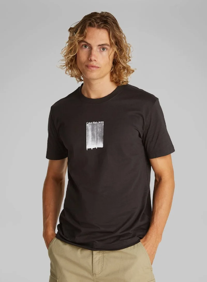 Brush Stroke Graphic T-Shirt