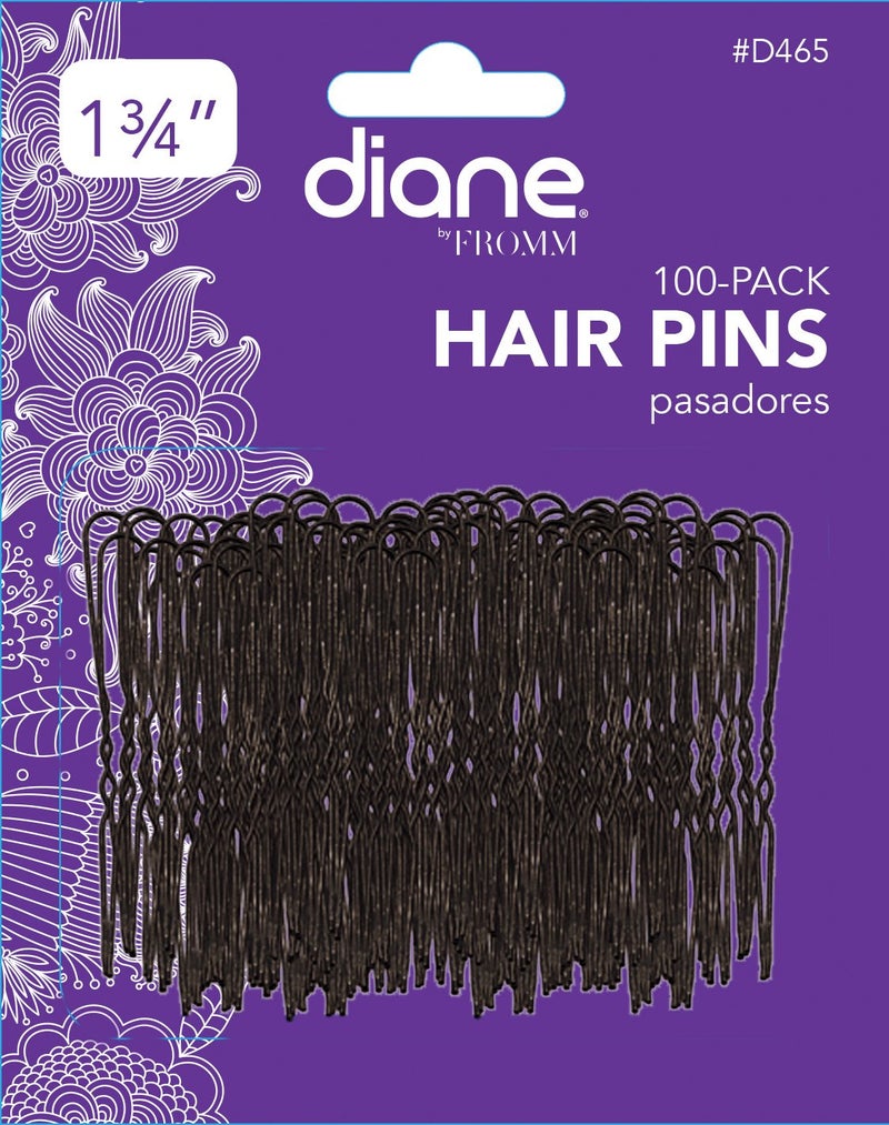 Diane 175 Hair Pins Black 100 Pins per Card