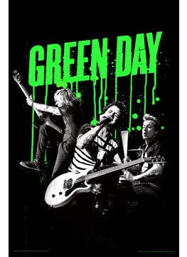 Artangle Artangle Paper Bravado Green Day Band Poster Multicolour Small 12 x 18 Inch 