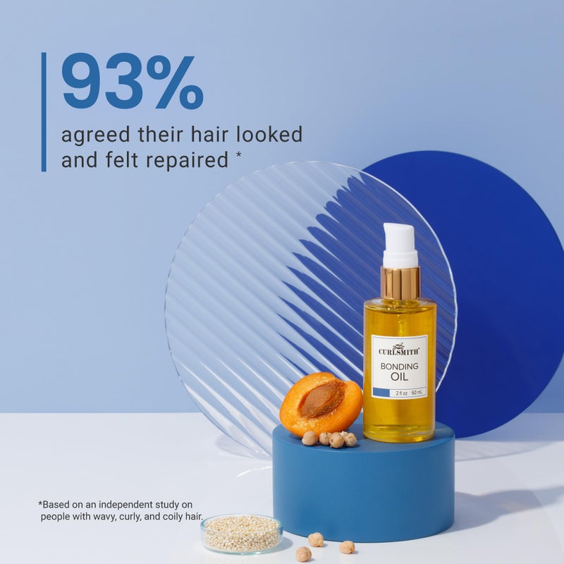 CURLSMITH â€“ Bonding Oil, Lightweight Finishing Oil, For All Hair Types Including Dry & Damaged (60ml/2 fl oz) - Image 4