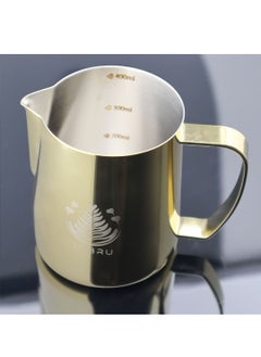 MIBRU Stainless Steel Espresso Coffee Pitcher Barista Kitchen Home Craft Scale Coffee Latte Milk Frothing Jug 400ml  - Image 4