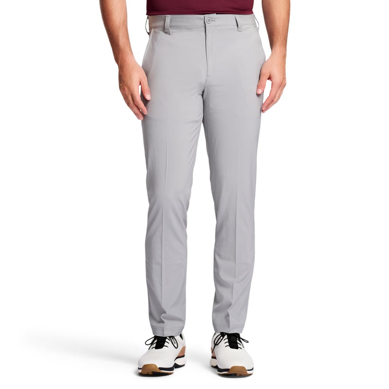 IZOD Mens Golf Swingflex Straight-fit Flat-front Casual Pants, Cinderblock, 36W X 30L US - Image 1