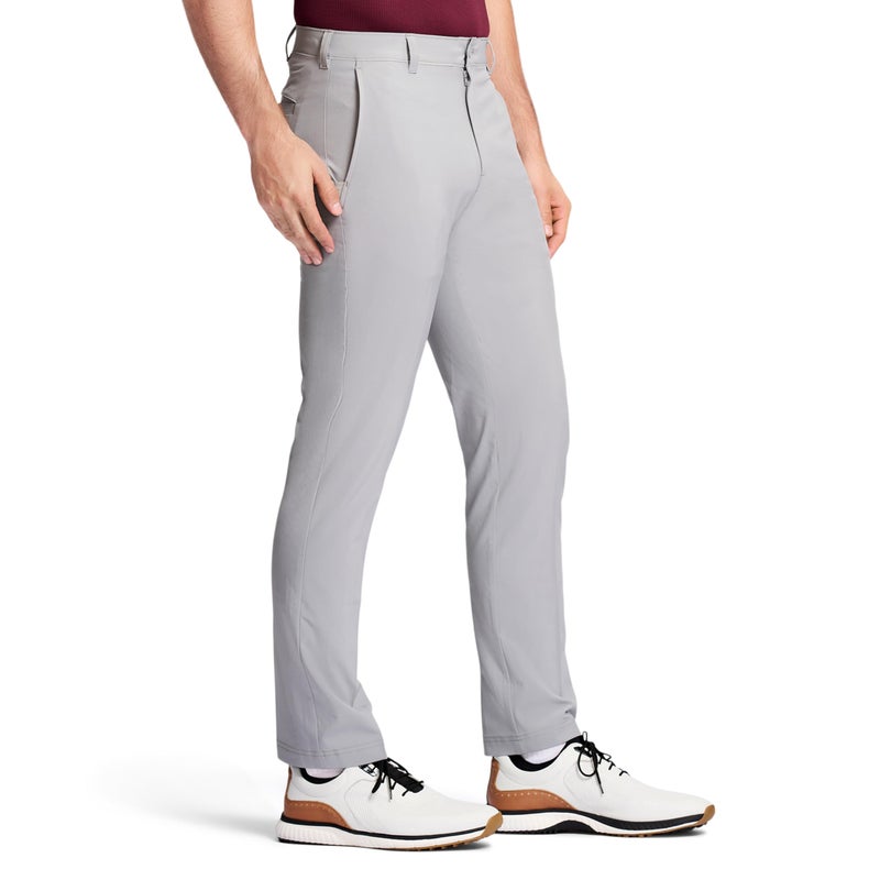 IZOD Mens Golf Swingflex Straight-fit Flat-front Casual Pants, Cinderblock, 36W X 30L US - Image 2
