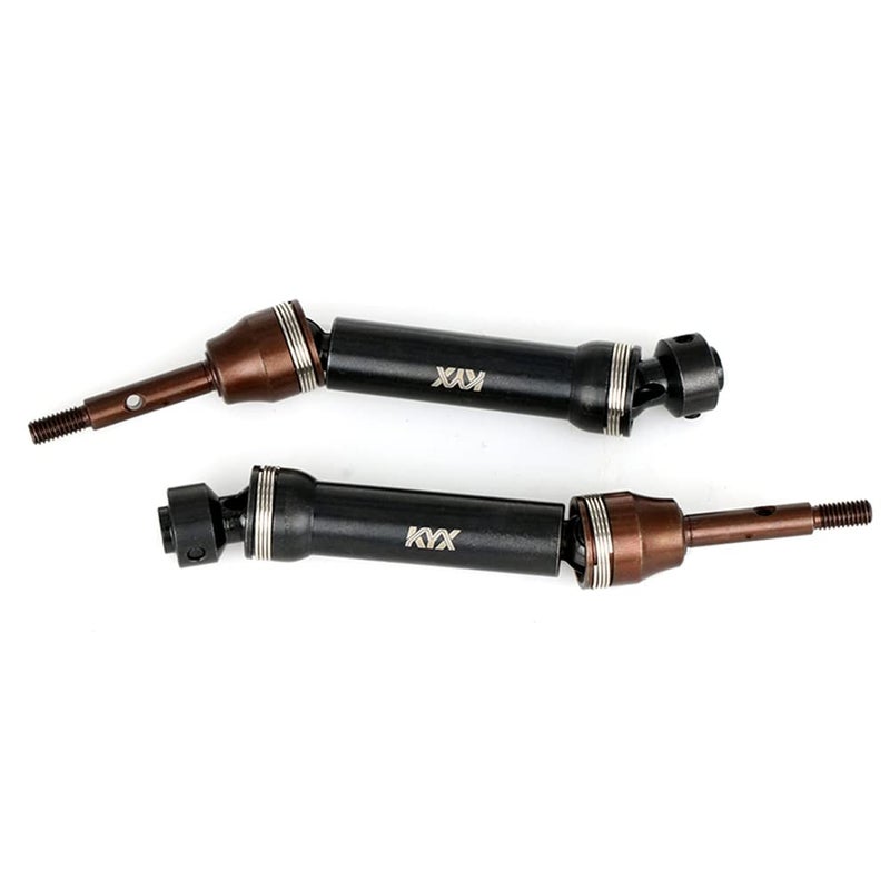 KYX Racing Hardened Steel Rear CVD Drive Shafts Driveshafts Left Right Upgrades Parts Accessories for RC Crawler Car Traxxas 110 Drag Slash 1967 C10 - Image 3