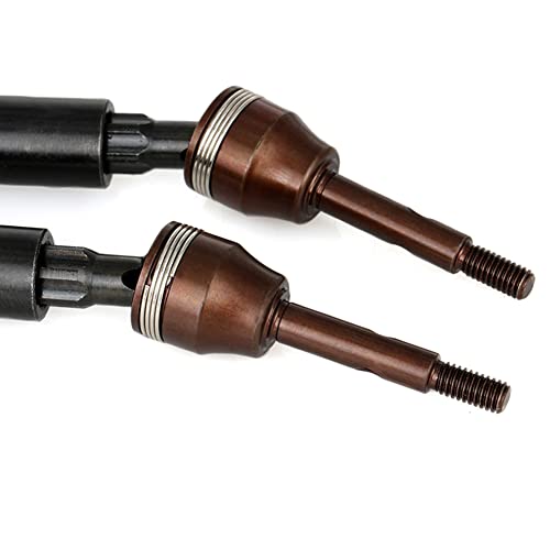 KYX Racing Hardened Steel Rear CVD Drive Shafts Driveshafts Left Right Upgrades Parts Accessories for RC Crawler Car Traxxas 110 Drag Slash 1967 C10 - Image 5