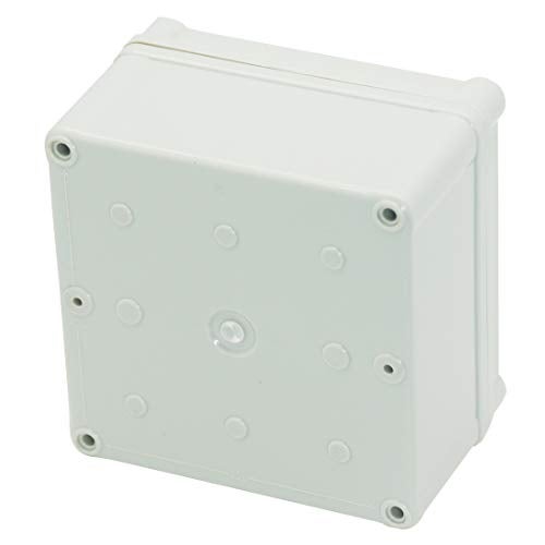 Zulkit Junction Box ABS Plastic Dustproof Waterproof IP67 Junction Boxes Universal Electrical Project Enclosure DIY Electronic Project Box Grey 4.92 x 4.92 x 2.95 inch (125 x 125 x 75 mm) - Image 5