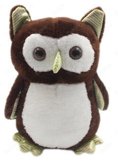 Tickles Cute Owl Soft Stuffed Plush Toys For Kids Birthday Gift Size: 25 Cm; Color: Dark Brown  - Image 1
