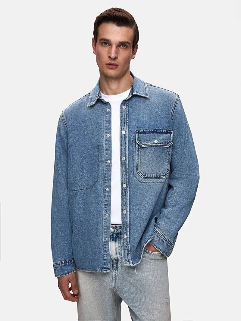 LTB  Aidan Classic Cut Jean Shirt  | Best Price UAE