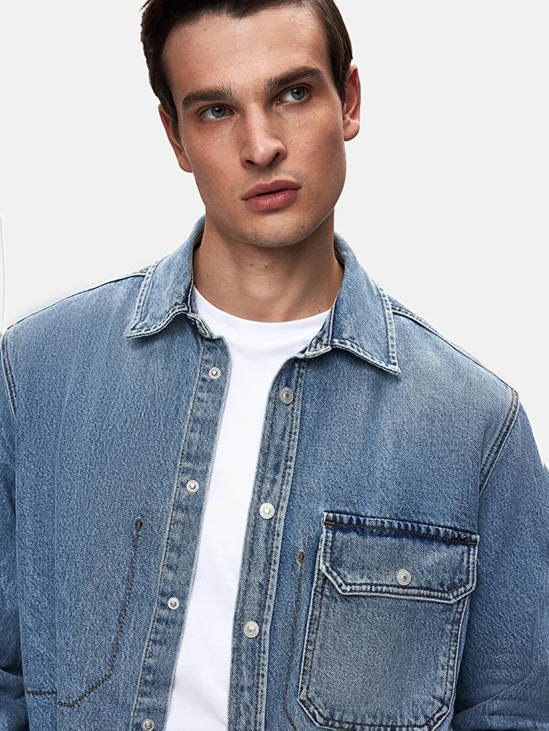 LTB  Aidan Classic Cut Jean Shirt  | Best Price UAE