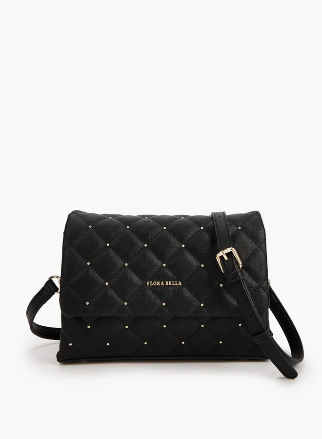 فلورا بيلا من شو إكسبرس Quilted Crossbody Bag with Button Closure