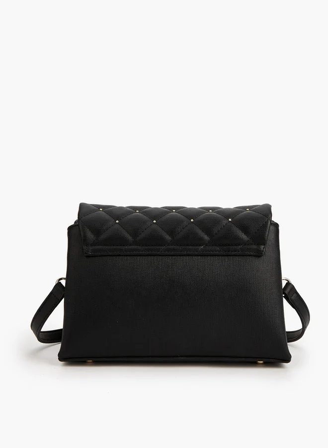 فلورا بيلا من شو إكسبرس Quilted Crossbody Bag with Button Closure