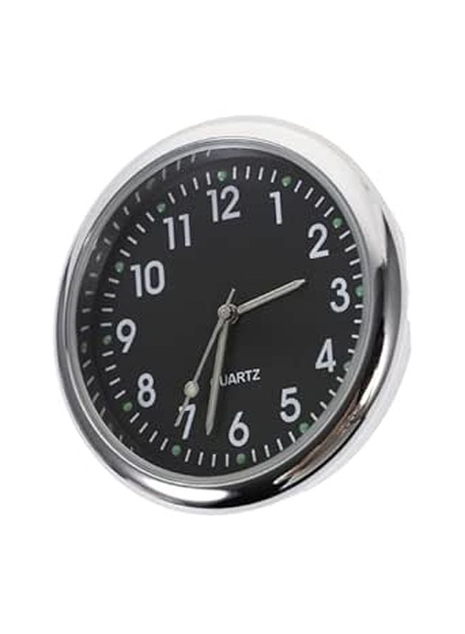 Luminous Pointer Digital Car Dashboard Clock Easy Adhesive Installation Compact Design - Image 1