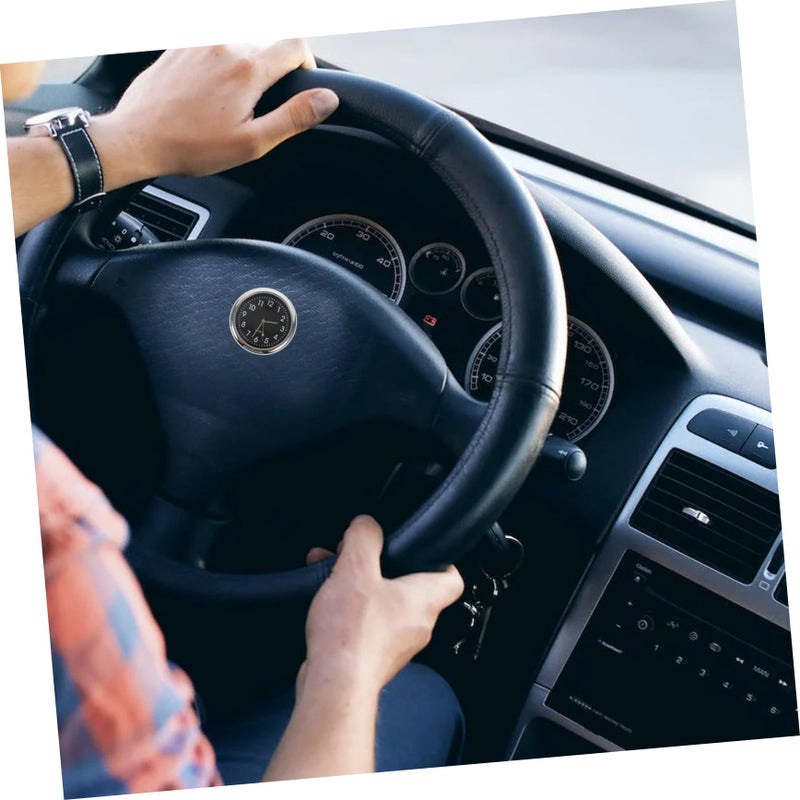 Luminous Pointer Digital Car Dashboard Clock Easy Adhesive Installation Compact Design - Image 5