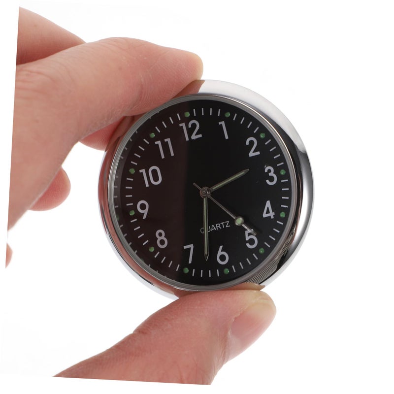 Luminous Pointer Digital Car Dashboard Clock Easy Adhesive Installation Compact Design - Image 4