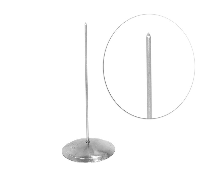 NISUN 180mm Long Stainless Steel Desk Straight Rod Paper memo Holder Bill Fork Receipt Note Spike Stick - Image 3
