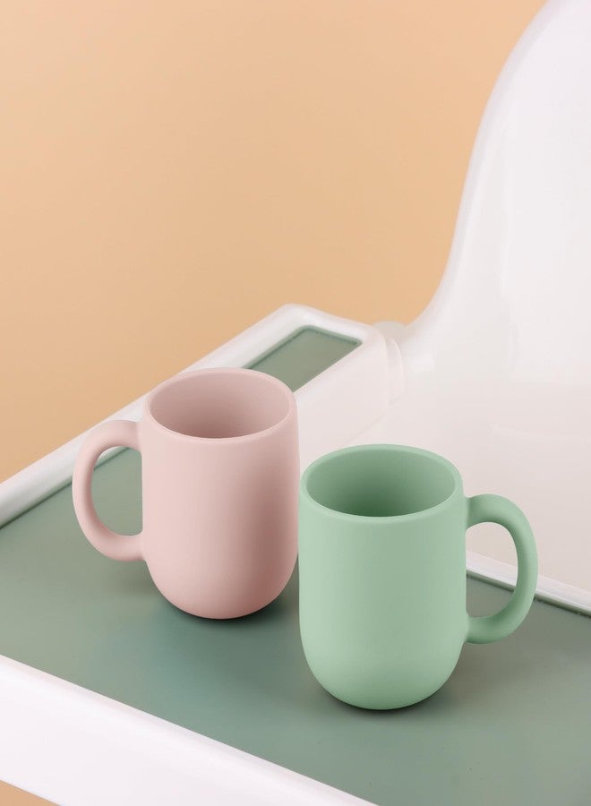 Mintlyfe Pack of 2 Silicone Drinking Mug Cup for Toddler Kids and Children (Color 5) - Image 2