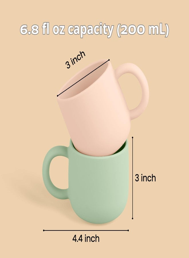 Mintlyfe Pack of 2 Silicone Drinking Mug Cup for Toddler Kids and Children (Color 5) - Image 3