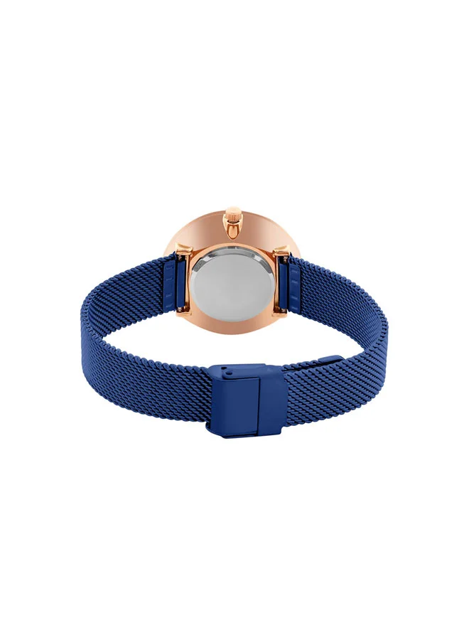 French Connection 35mm Women's Quartz Watch with Blue Dial