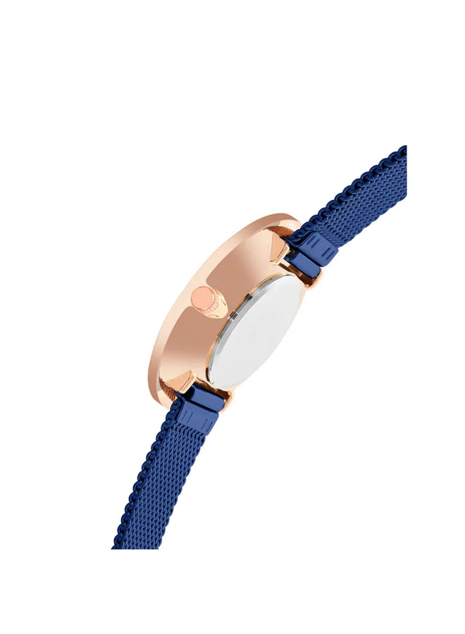 French Connection 35mm Women's Quartz Watch with Blue Dial
