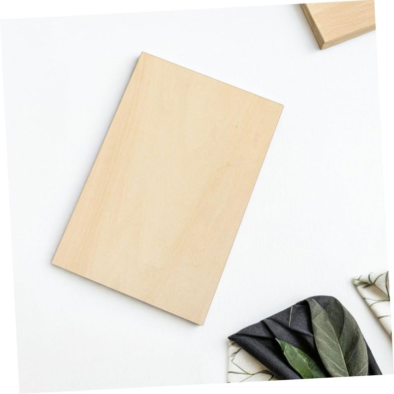 PRETYZOOM 8pcs Natural Rectangular Basswood Sheets 1.5mm Thin Wooden Boards for DIY Crafts Home Decor Art Projects Painting and Carving - Image 5