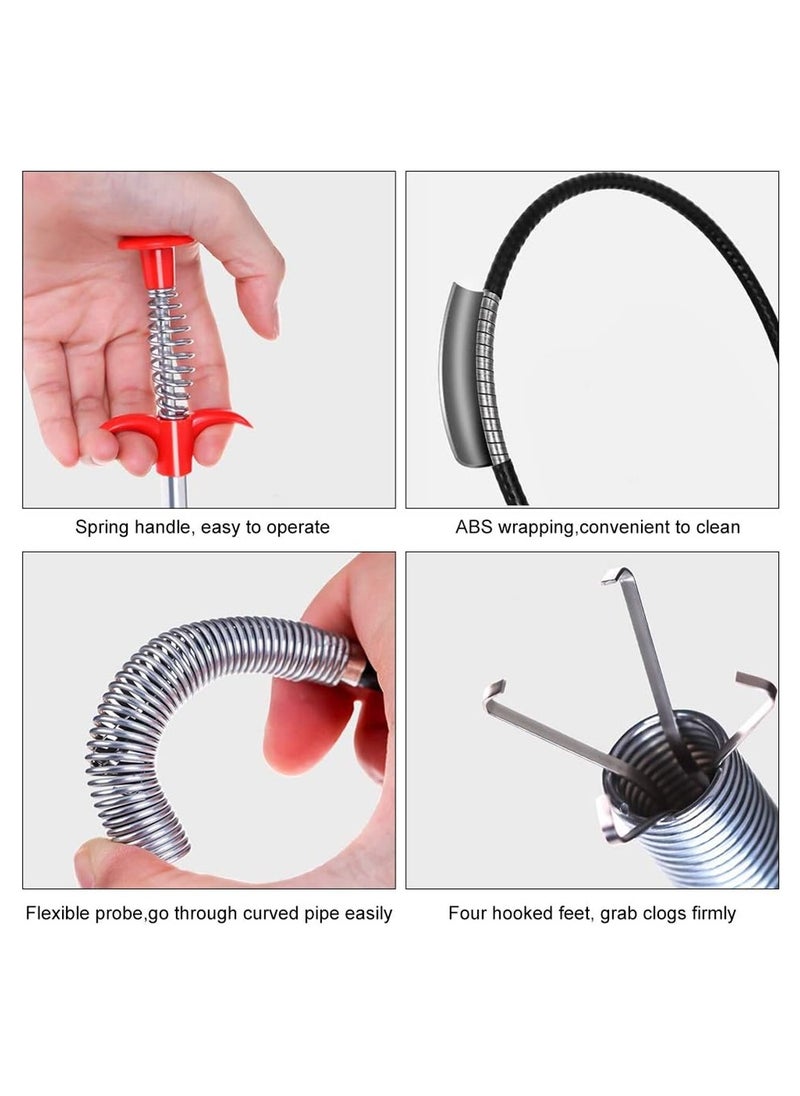 Generic - Cleaning Claw Sink Unblocked Wire Bendable Drain Relief Hair Catcher Clog Remover Bathroom, Kitchen 1.5 Meter - Image 1