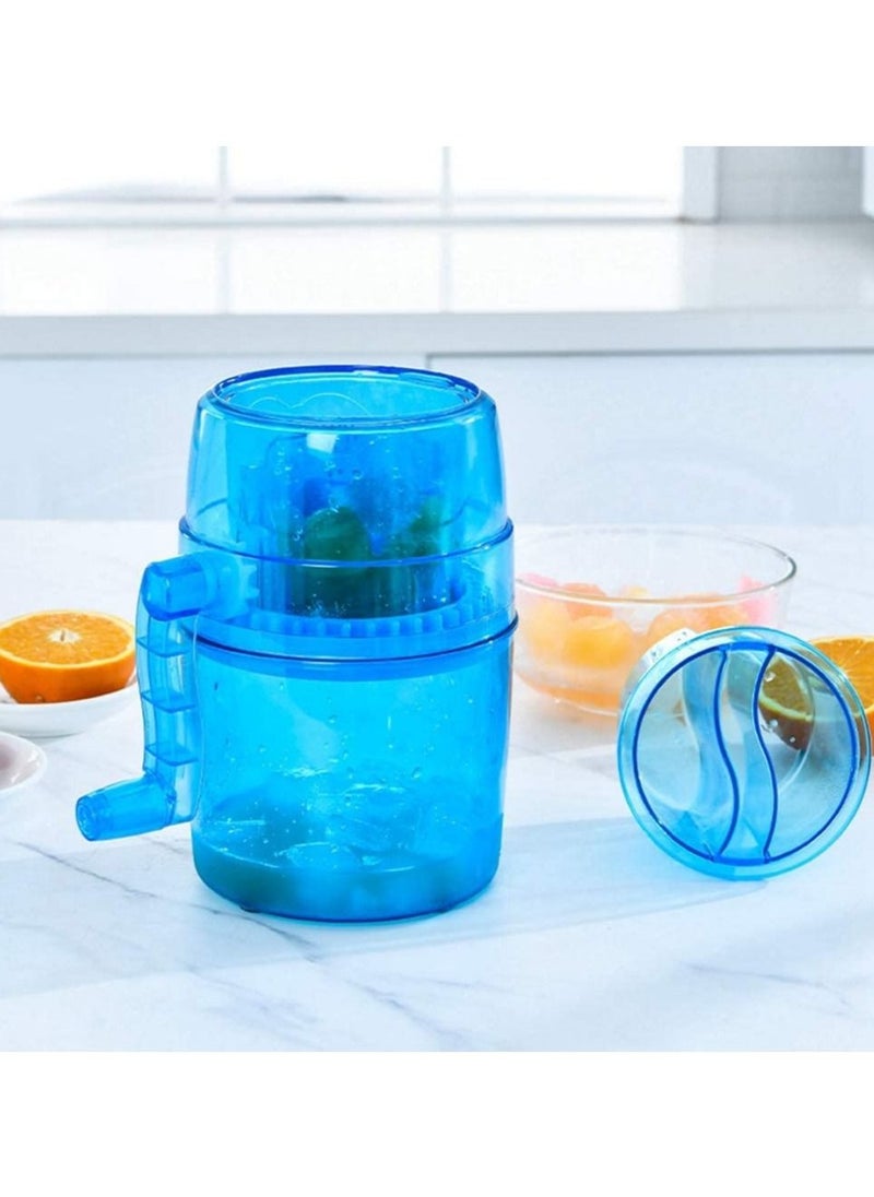 Generic - Portable Hand Crank Ice Crusher Ice Chopper Crush Ice Chop Ice Chip Ice Manual Ice Grinder Ice Chopper Mini Portable Ice Machine Domestic Ice Crusher for Children - Image 1