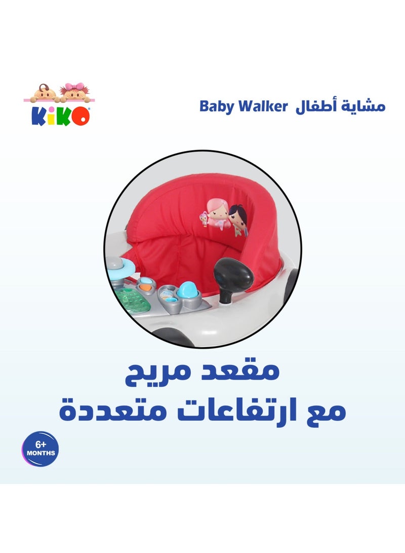 Kiko Baby Walker With Toys - Pink - Image 3