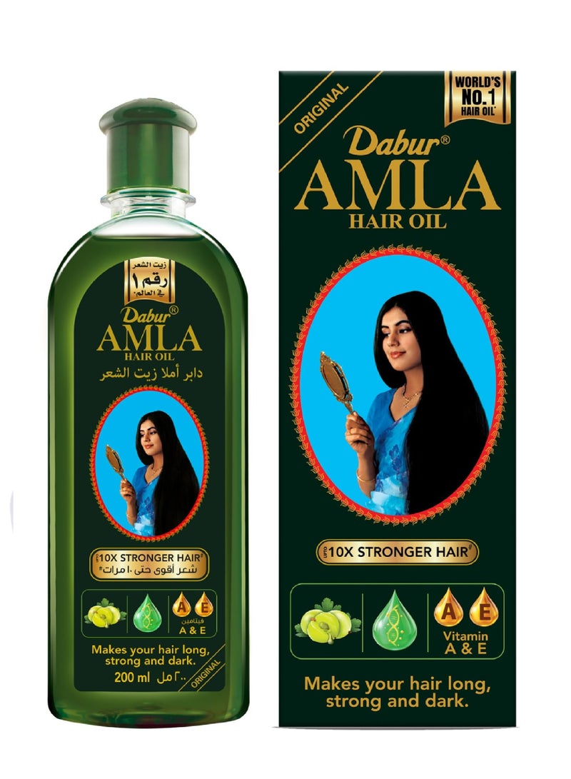 DABUR AMLA HAIR OIL 10XSTRONGER HAIR 200ML