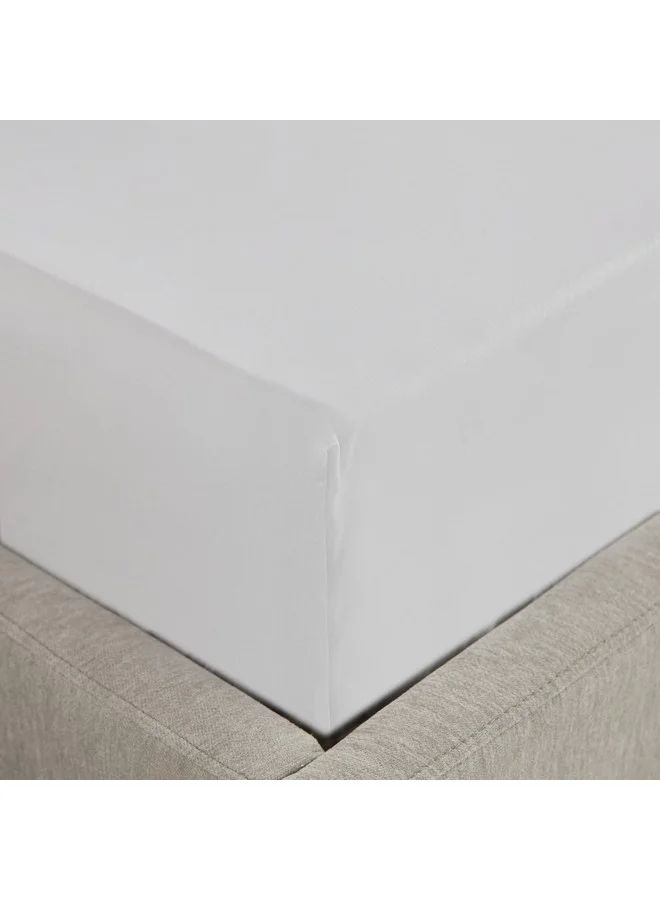 Home Box Essential Cotton Twin Fitted Sheet 120 x 200 x 36 cm