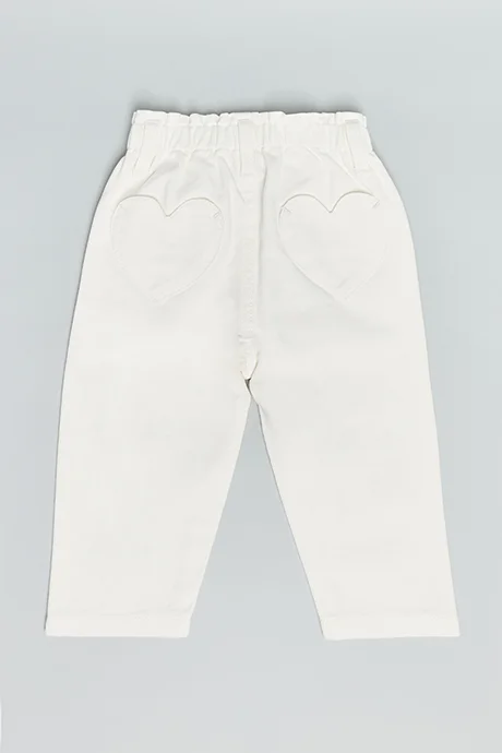 أر أند بي Solid Pants with Button Closure