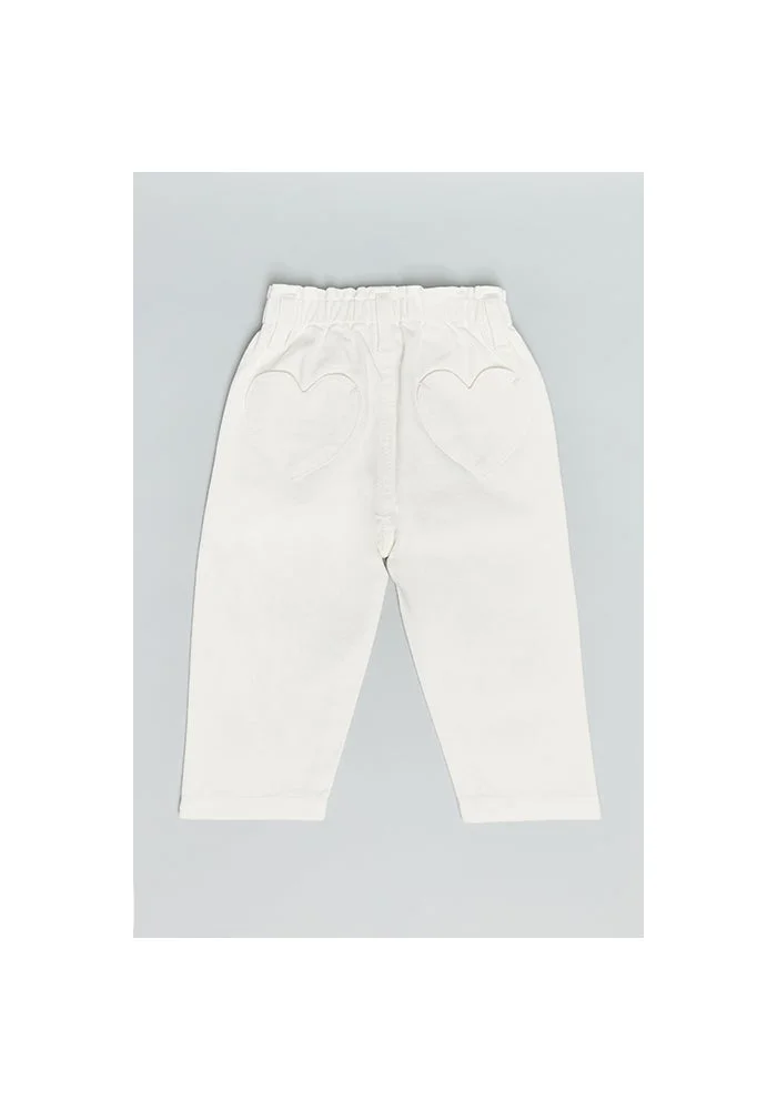 أر أند بي Solid Pants with Button Closure