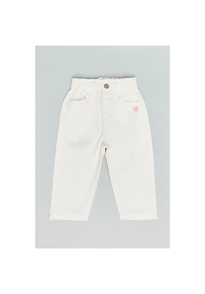 أر أند بي Solid Pants with Button Closure