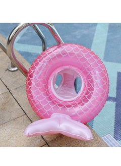 spa luxetique Baby Swimming Float, Inflatable Swim Ring Cute Floaties with Seat and Handle Pool Floats Toys Fun Water Raft Lounge Party Supplies for Infant Toddler Kids Children Age 0-8 Years Under 44lb  - Image 5