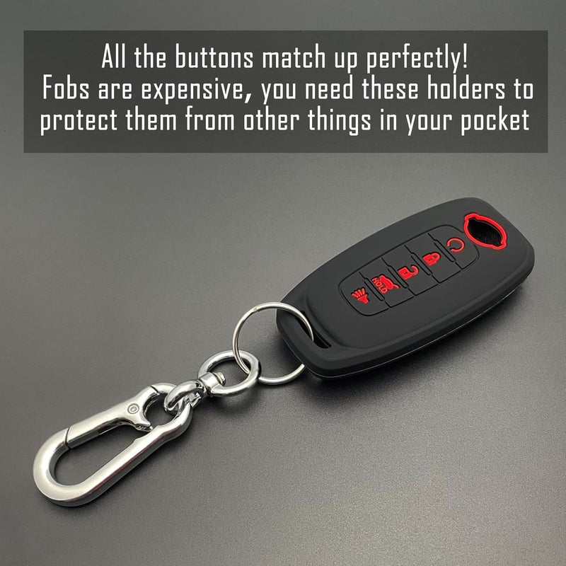 TANDRIVE Key Fob Cover for Nissan Vehicles - 2-Pack - Image 4