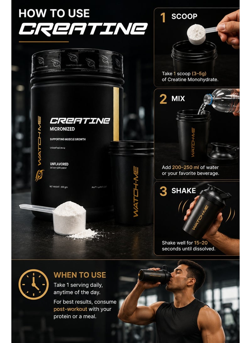 Watchme Creatine Micronized, 60 Servings - Image 3