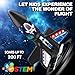 Eieymct Rocket Launcher for Kids SelfLaunching 200 ft Motorized Outdoor Electric Play Toy High Flying Kids Play Air Rocket with Launch Set Birthday Toys Gifts for Boys 812 Rocketship Pattern - Image 4