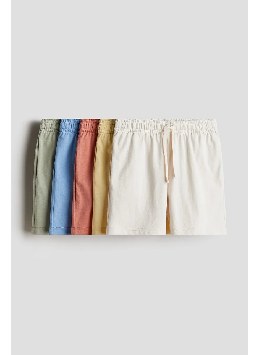 H&M 5-Pack Cotton Jersey Shorts