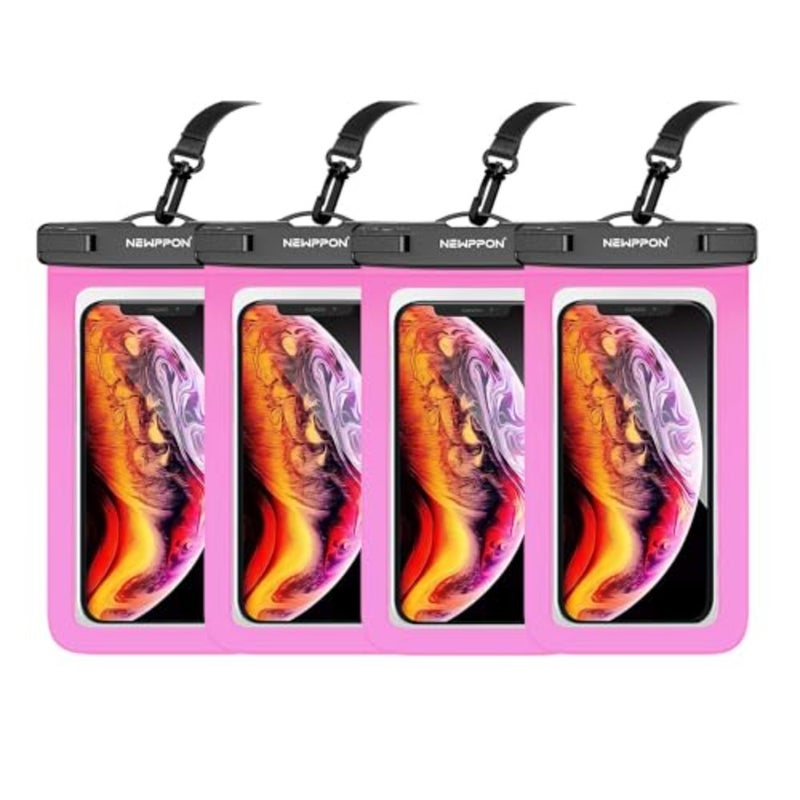 8.5" Waterproof Cell Phone Pouch - Underwater Dry Bag Case Lanyard - Water Proof Clear Holder Protector for iPhone 16 15 14 Pro Max Plus Samsung Galaxy S25 S24 Ultra Note for Beach Swimming - Image 1
