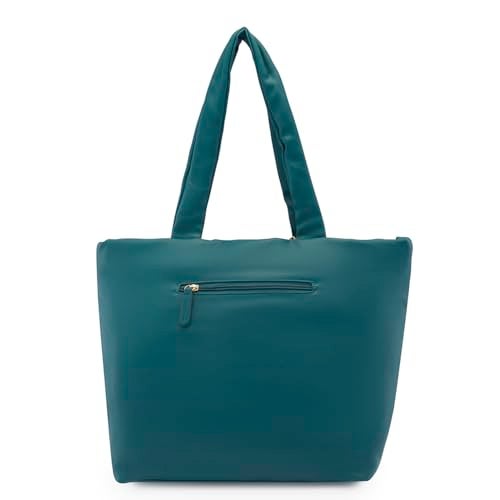 Caprese Merlin Tote Bag, Large-Bottle Green | Stylish Handbag for Women | Spacious, Versatile Office & Daily Essentials Tote | Top Zip Closure - Image 2