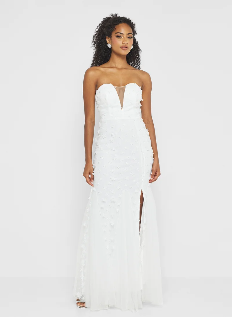 Ginger Boutique Sweetheart Neckline Corset Bodice Mermaid Gown