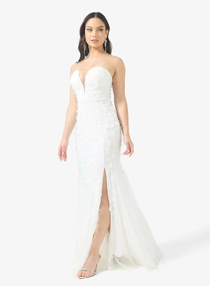 Sweetheart Neckline Corset Bodice Mermaid Gown