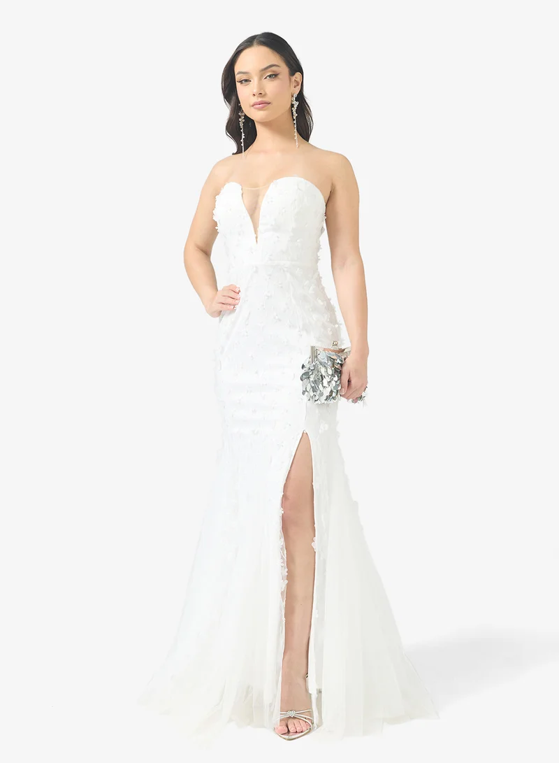 Ginger Boutique Sweetheart Neckline Corset Bodice Mermaid Gown