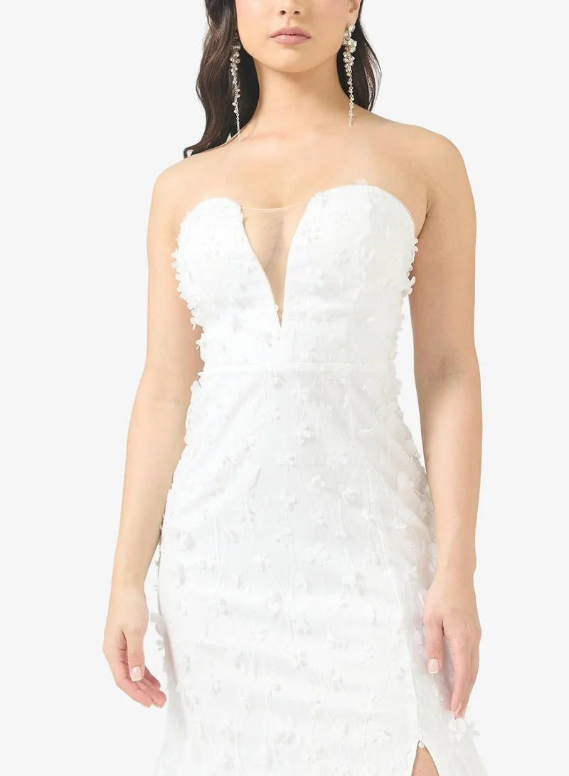 Ginger Boutique  Sweetheart Neckline Corset Bodice Mermaid Gown for Women | Best Price UAE