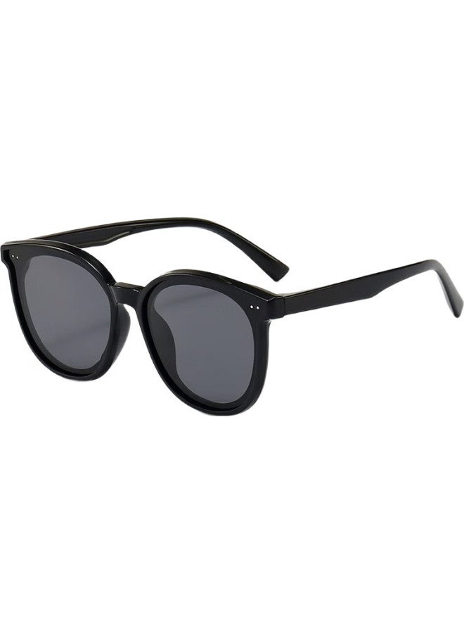 Boshide Children'S Sunglasses, New Uv Protection Polarized Sunglasses For Boys And Girls, Fashionable, Black Frame With Gray Lenses - Image 2