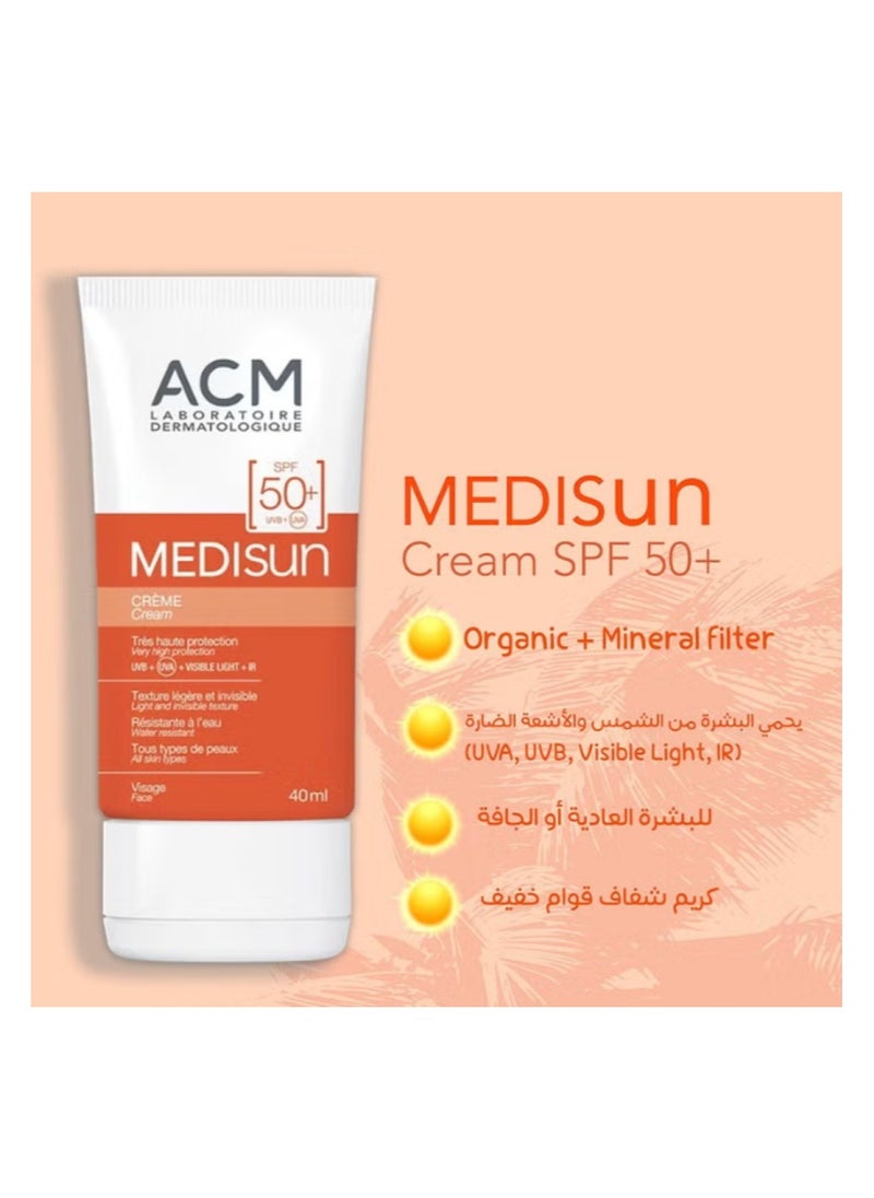 ACM Laboratoire dermatologique ACM Medisun SPF50+ Invisible Sunscreen Cream 40 mL  - Image 2