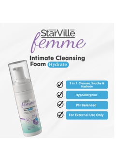 StarVille Femme Intimate Cleansing Foam Hydrate 150 ml - pzsku/ZDB1A05838A084B48D31EZ/45/_/1737634729/6821f6a9-7c9e-4b78-88a7-7ed8f66e9de9