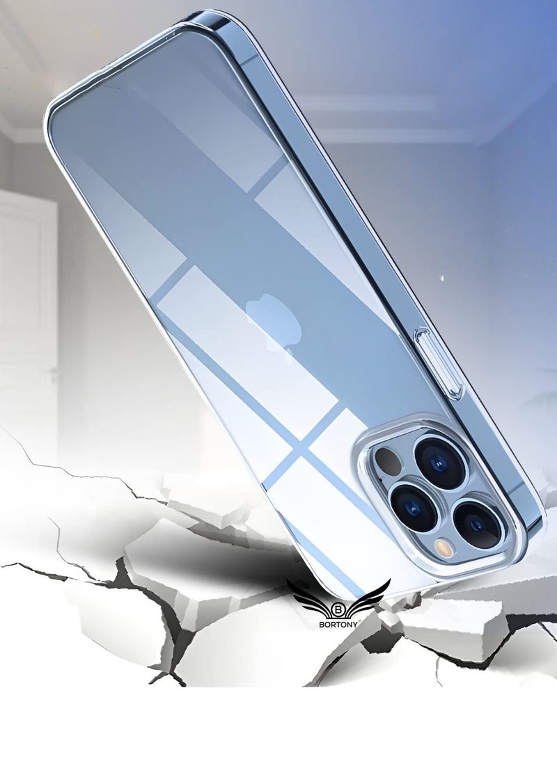 غطاء جراب iPhone 14 Pro شفاف شفاف مقاوم للصدمات من السيليكون النحيف المقاوم للاصفرار جراب هاتف شفاف نحيف لهاتف Apple iPhone 14 Pro (6.1 بوصة) شفاف - Image 3