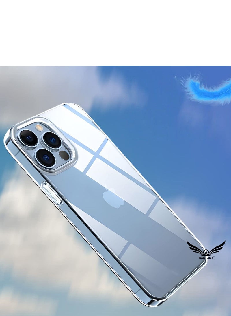 غطاء جراب iPhone 14 Pro شفاف شفاف مقاوم للصدمات من السيليكون النحيف المقاوم للاصفرار جراب هاتف شفاف نحيف لهاتف Apple iPhone 14 Pro (6.1 بوصة) شفاف - Image 5