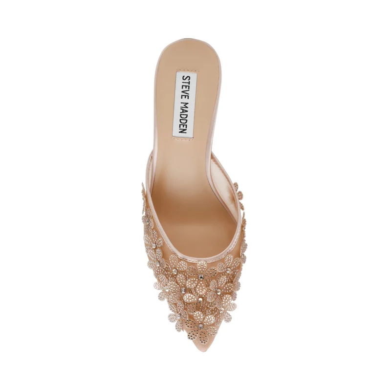 STEVE MADDEN  Sehara Appliqued Mesh Mule Pumps for Women | Best Price UAE
