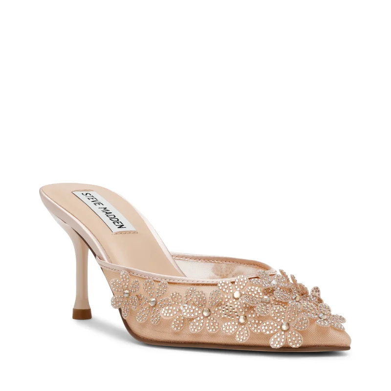 STEVE MADDEN  Sehara Appliqued Mesh Mule Pumps for Women | Best Price UAE